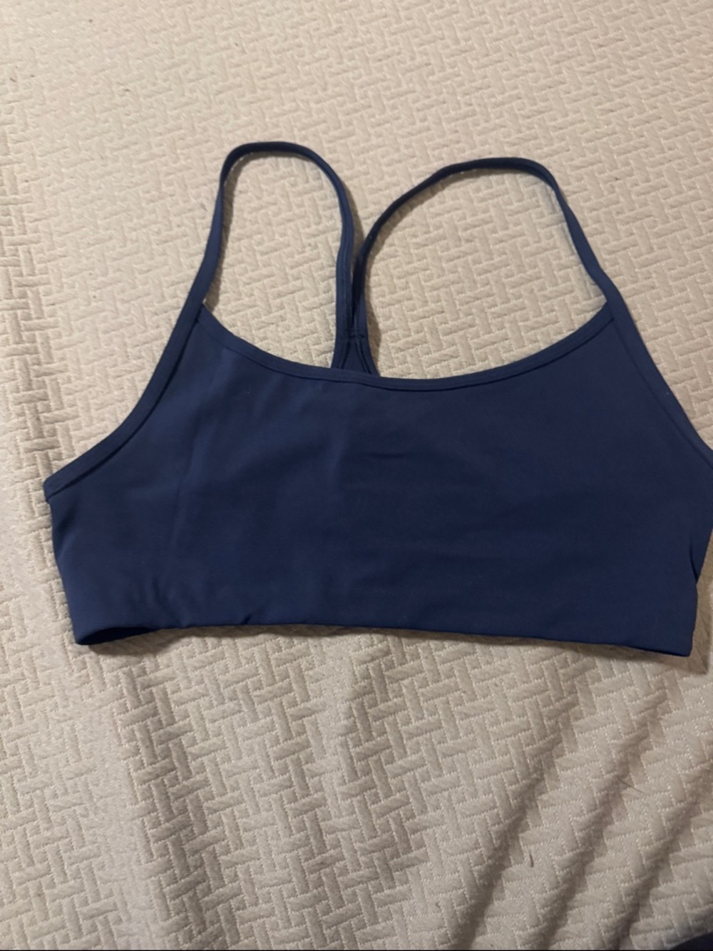 Vuori Navy Thin-Strap Sports Bralette